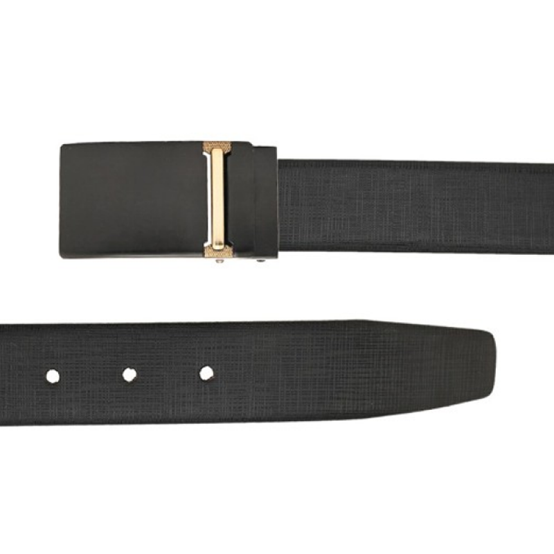 Men Textured Leather Formal Belt